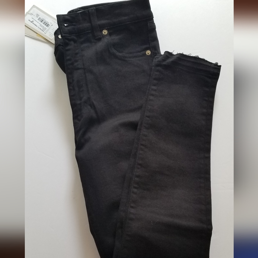 Golden Goose Skinny High Rise Jeans Size 25 Black - Picture 2 of 10